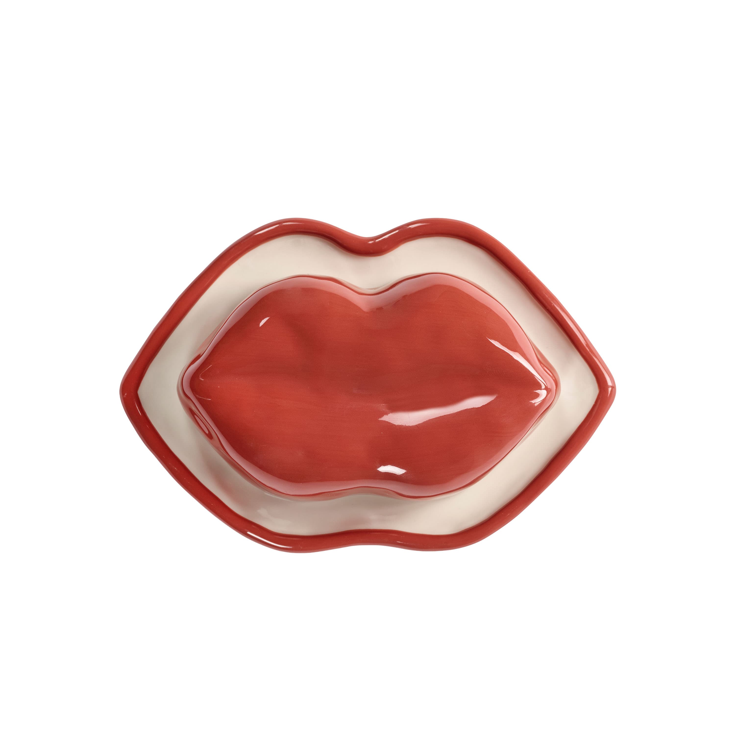 Les Objets Mouleversants Dose mit Deckel Red
