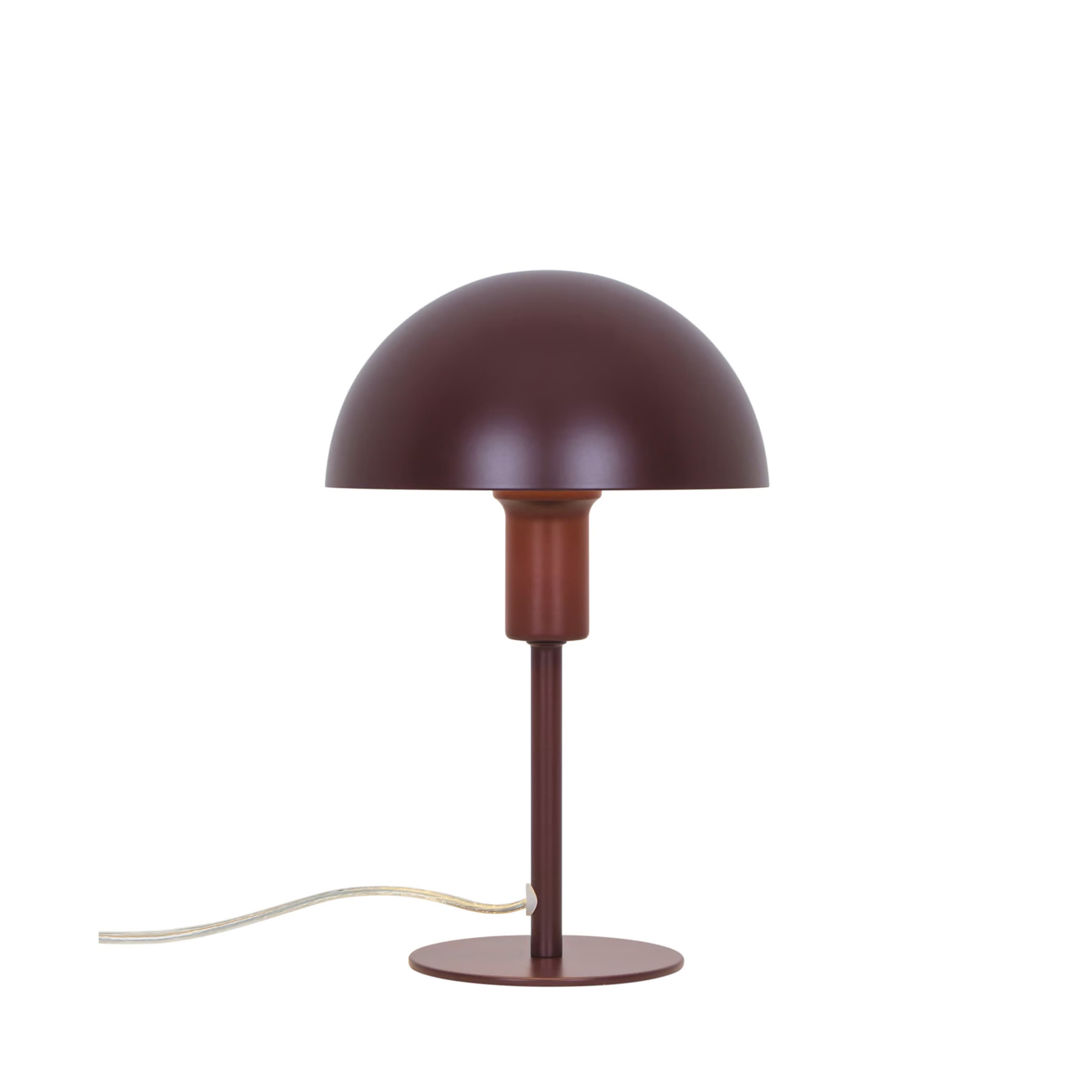Ellen Mini Tischlampe Bordeaux 25cm