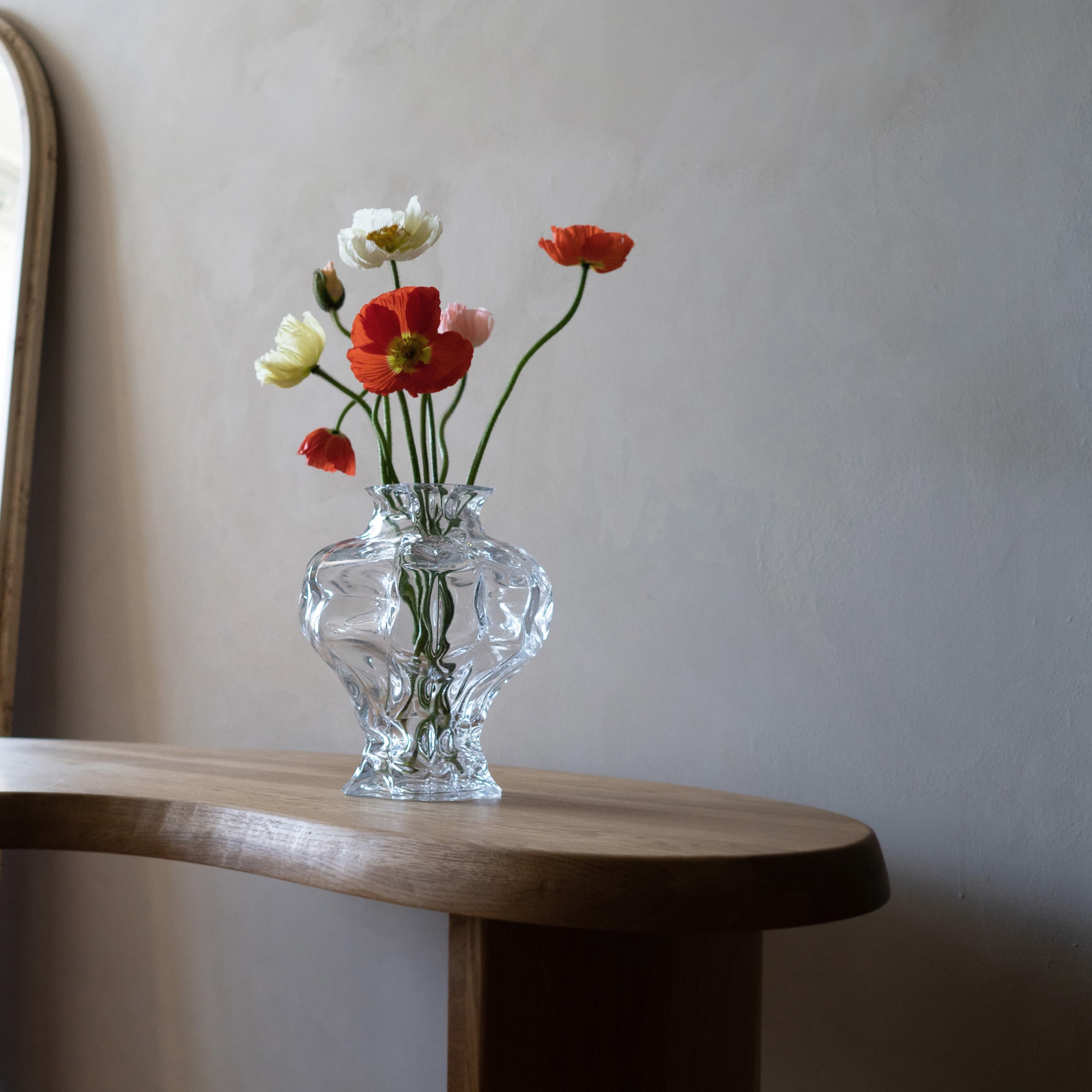 Ammonit Vase Clear Large