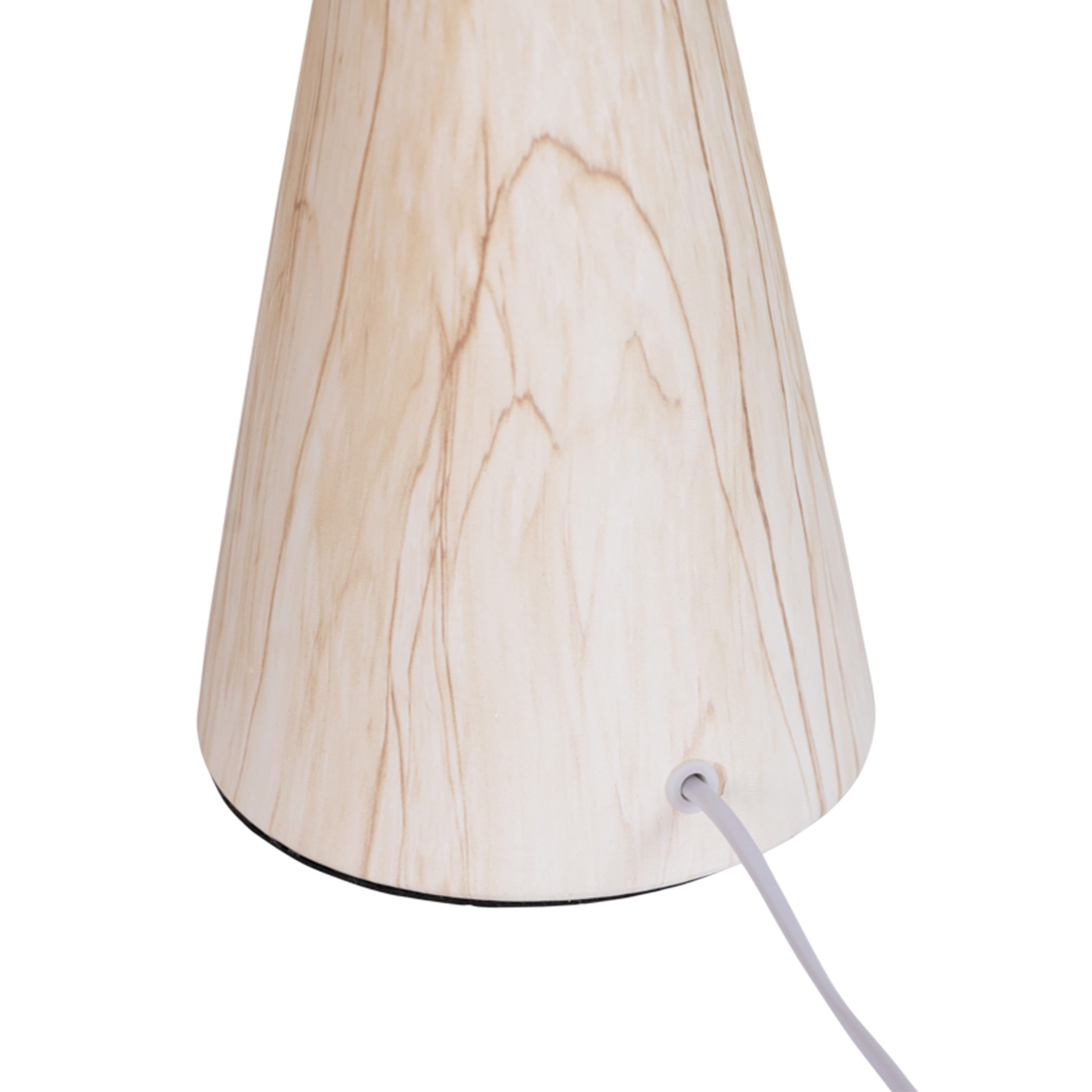 Jun Tischlampe Tavertine/White 50cm
