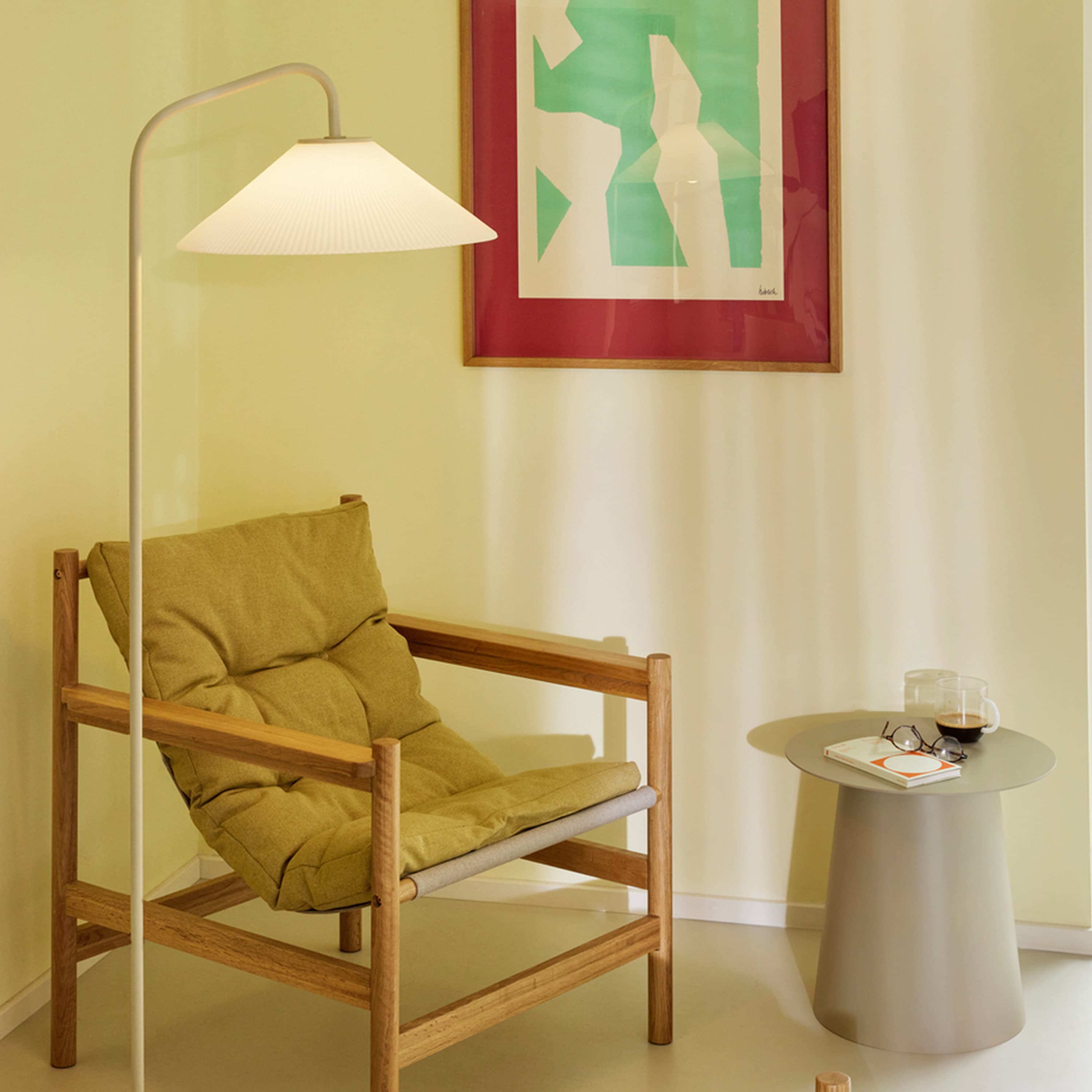 Solid Stehlampe Sand 158cm