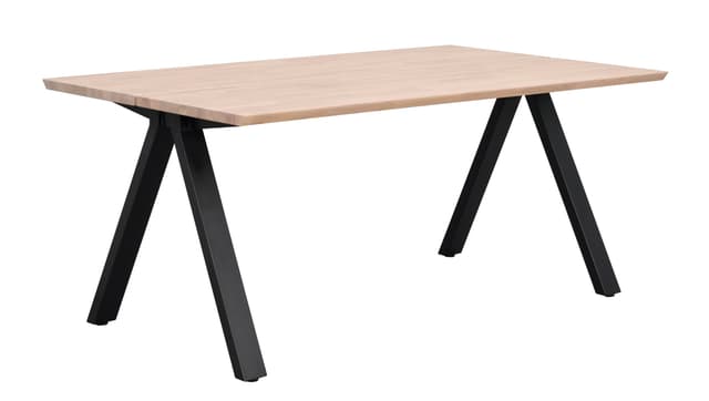 Carradale Esstisch Eiche/Schwarz 170cm