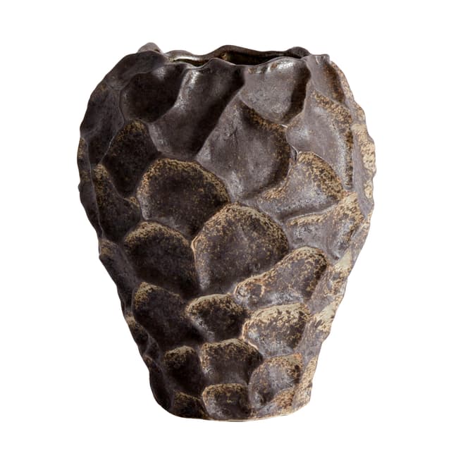 Soil Vase Chocolate Stoneware Ø18