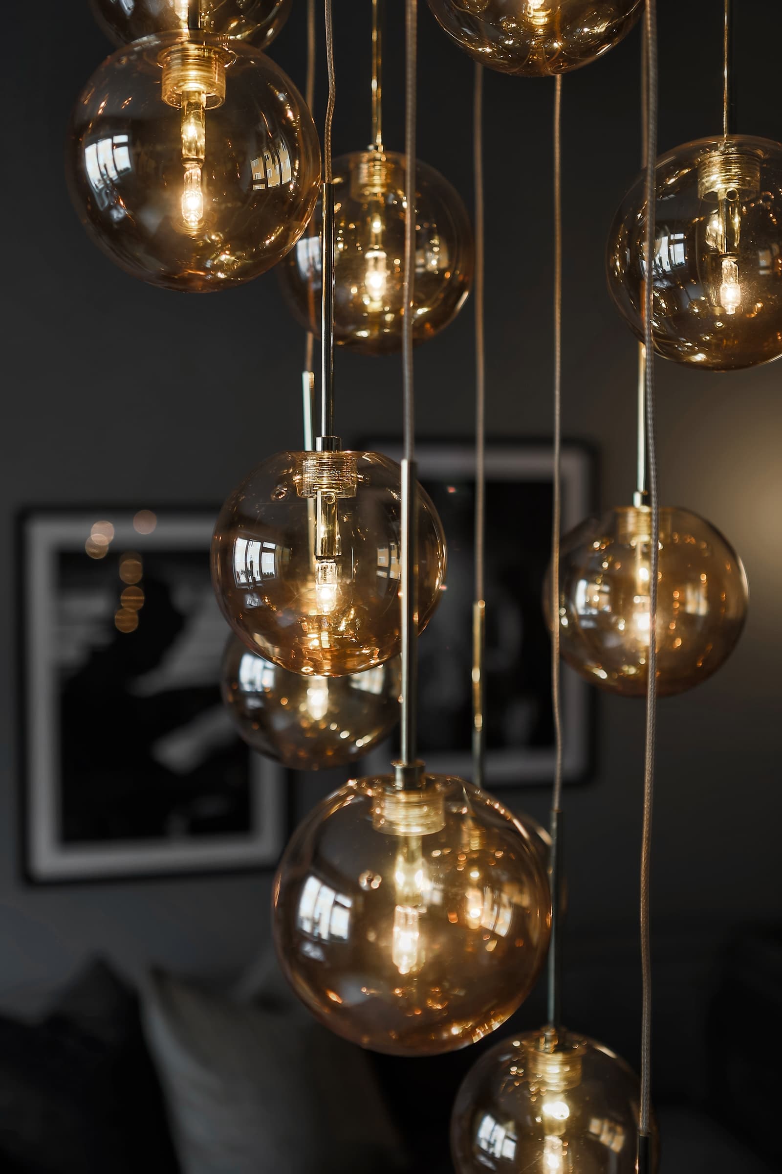 Skyfall Ceiling Lamp Amber