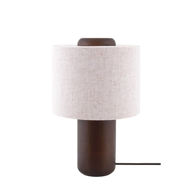 Bosco Table Lamp Brown-stained Oak 25cm