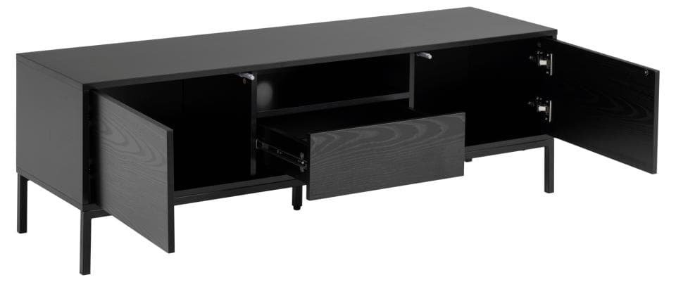 Vera TV-Schrank Schwarz 140cm