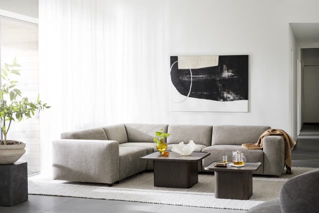 Willard 2+3-Sitzer Ecksofa Beige 297x219