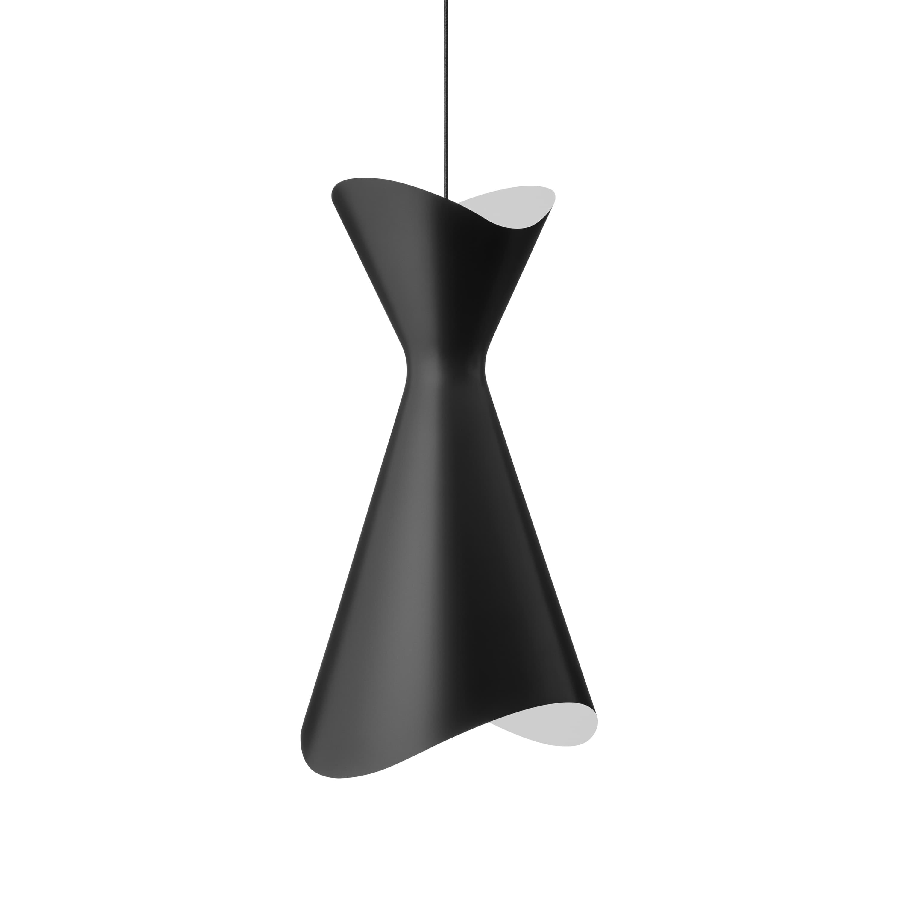 Ninotchka Pendelleuchte Schwarz 42cm