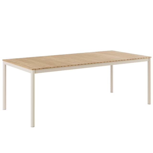 Mood Classic Esstisch Sandy Grey/Teak 208x100