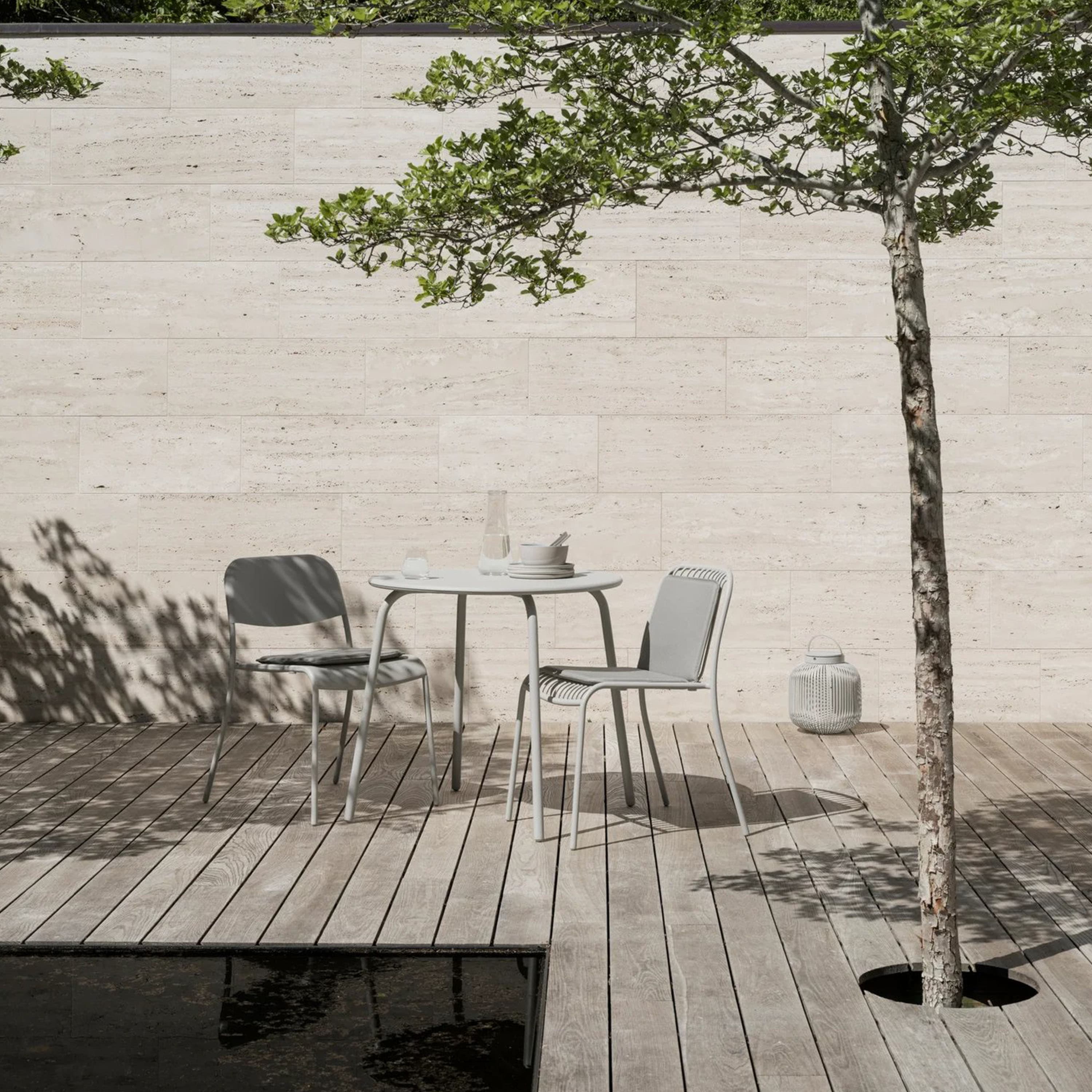 Yua Outdoor Dining Chair Granite Gray