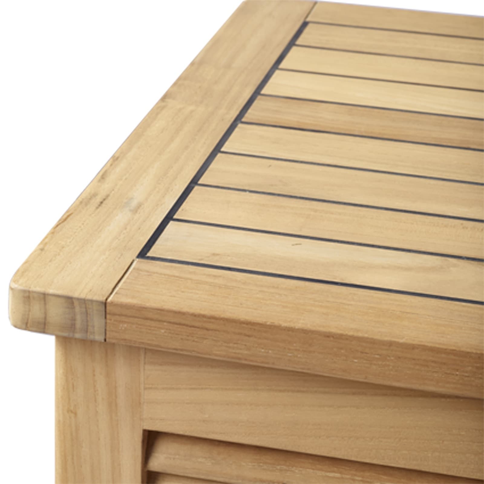 Classic Aufbewahrungsbox aus Teakholz 130cm