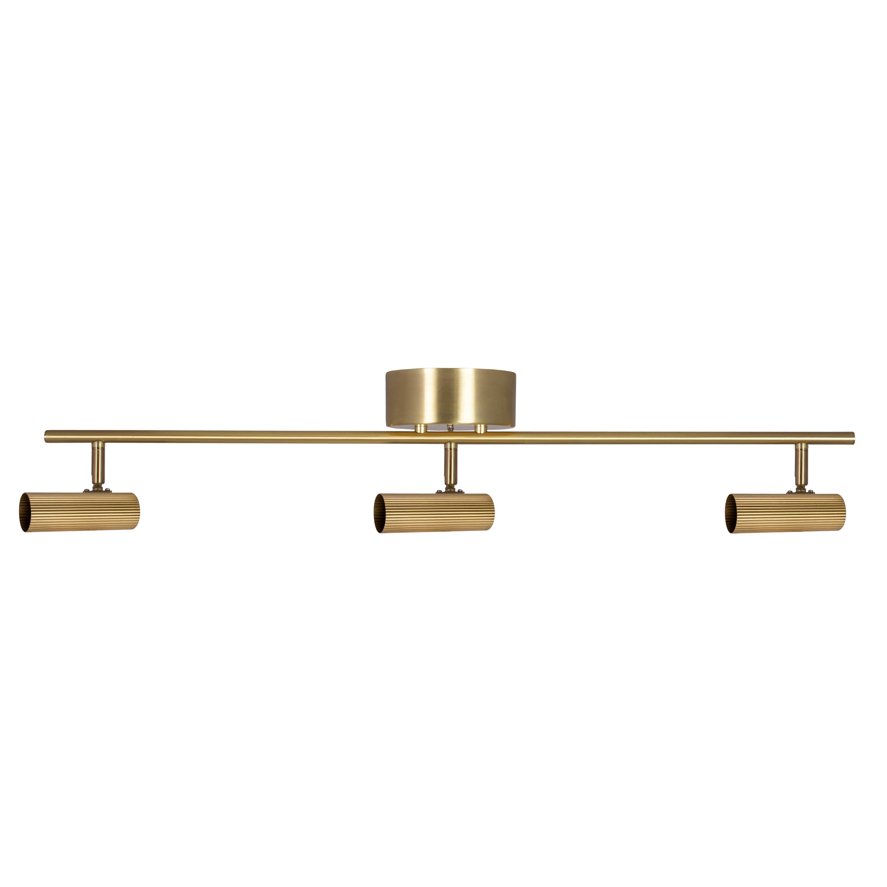 Hubble 3 Spotlight Brushed Brass