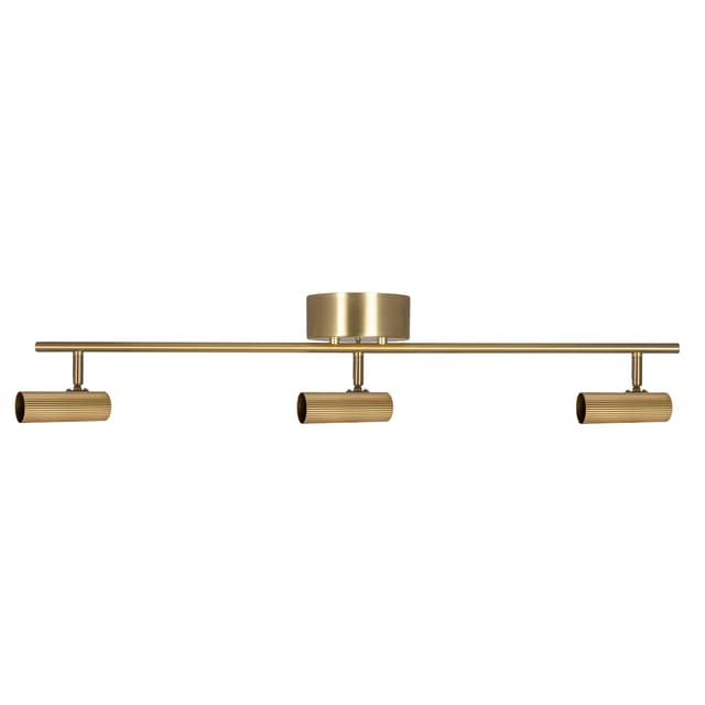 Hubble 3 Spotlight Brushed Brass