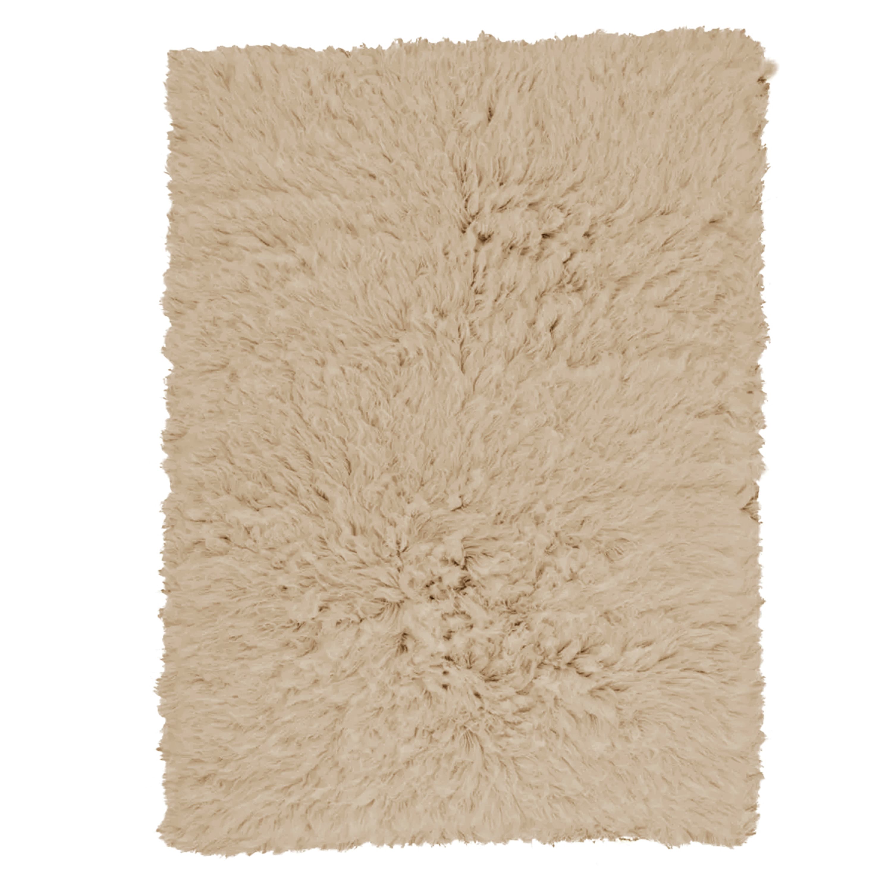 Fluffy Flokati-Teppich Kamel 170x240 cm