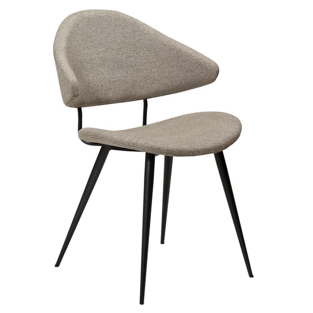 Napoleon Esszimmerstuhl Boucle Beige/Schwarz
