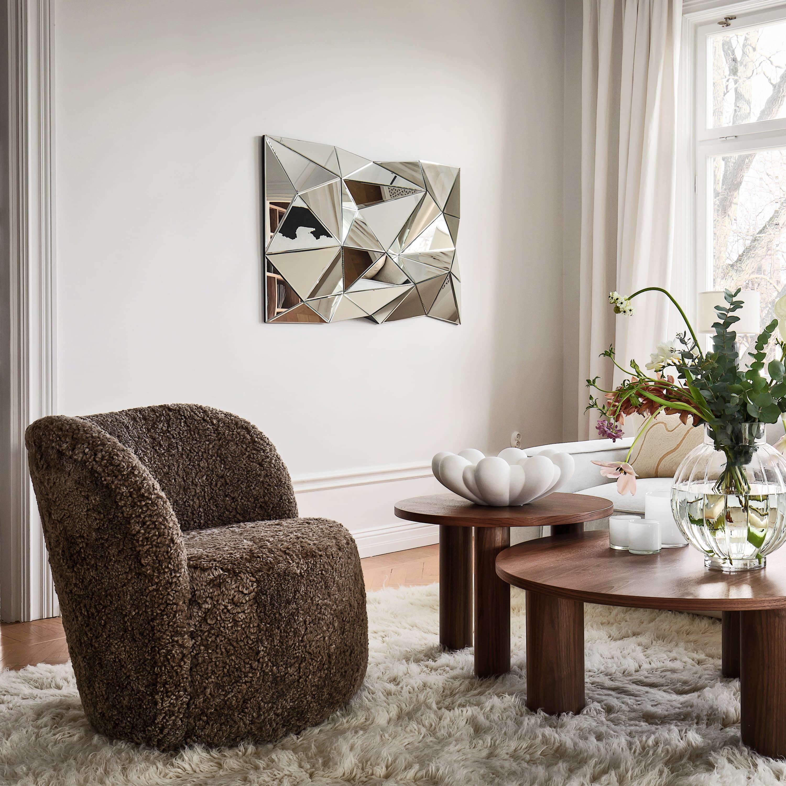Lollo Sessel Schaffell Brown
