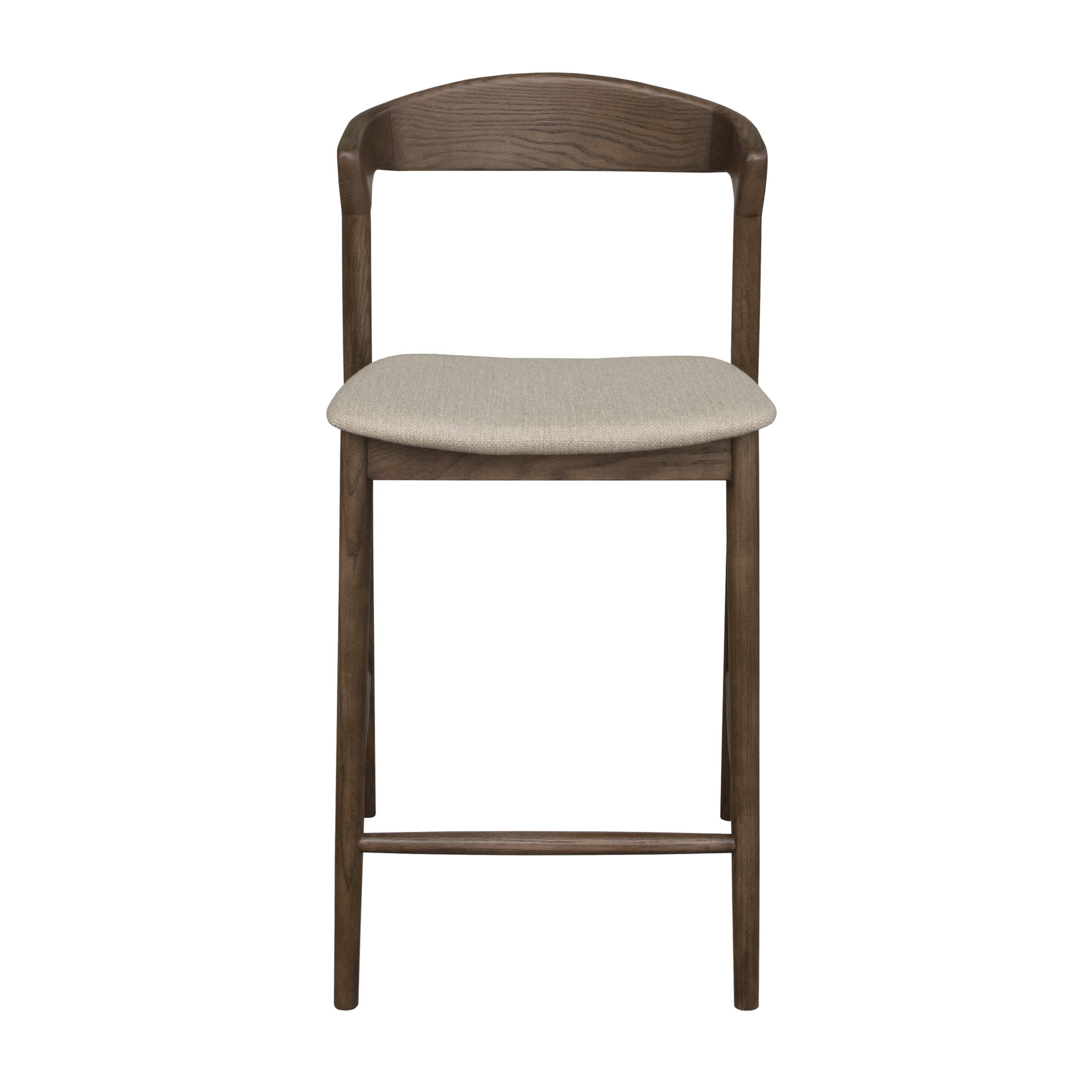 Casper Barhocker Braun gebeizt/Natur