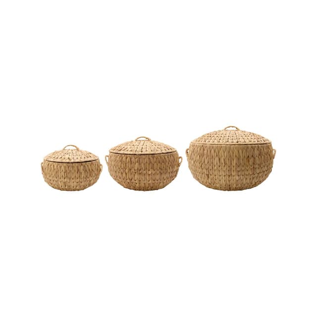 Rata Korb Natur 3er-Pack