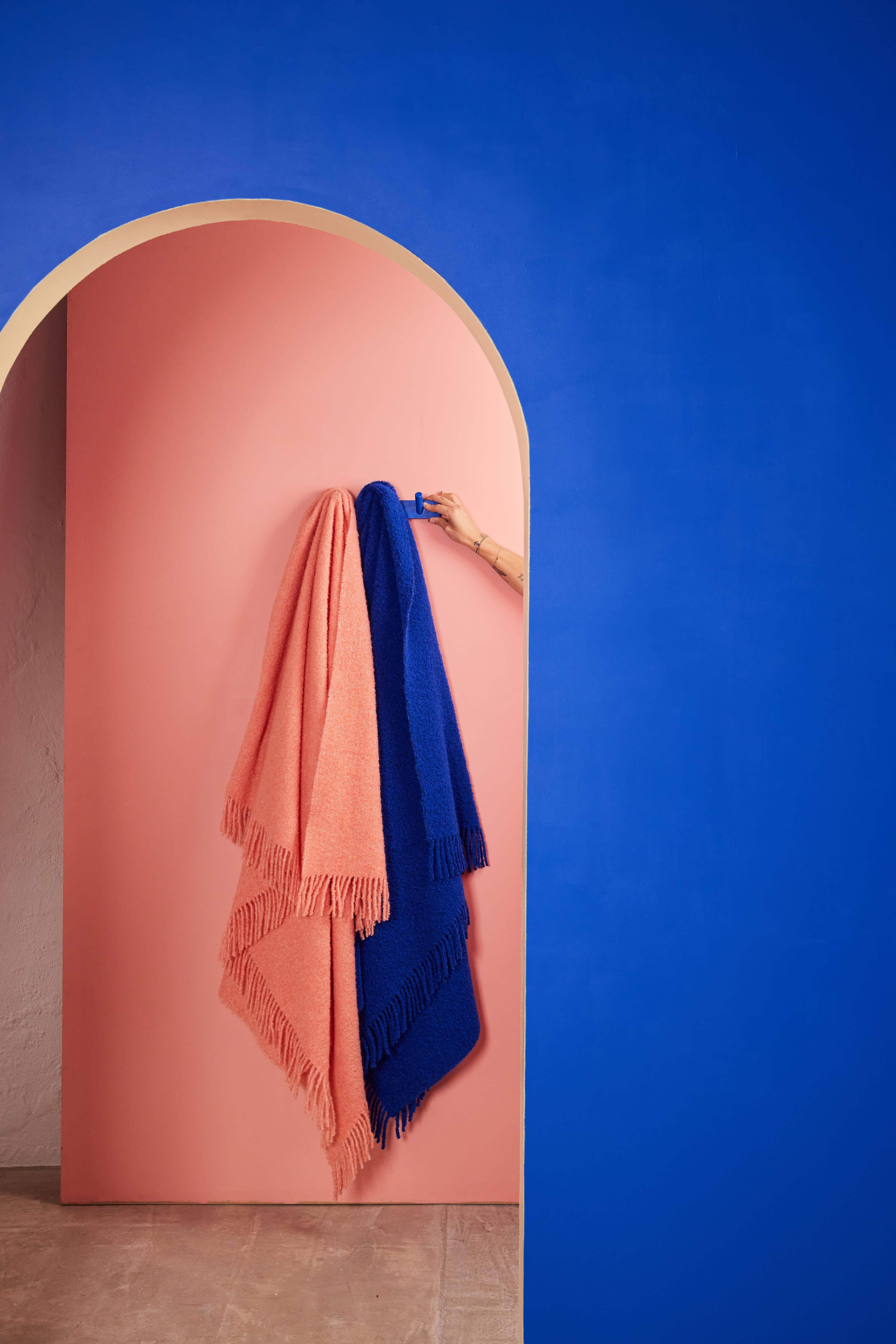 Franca Decke Blau 130x170