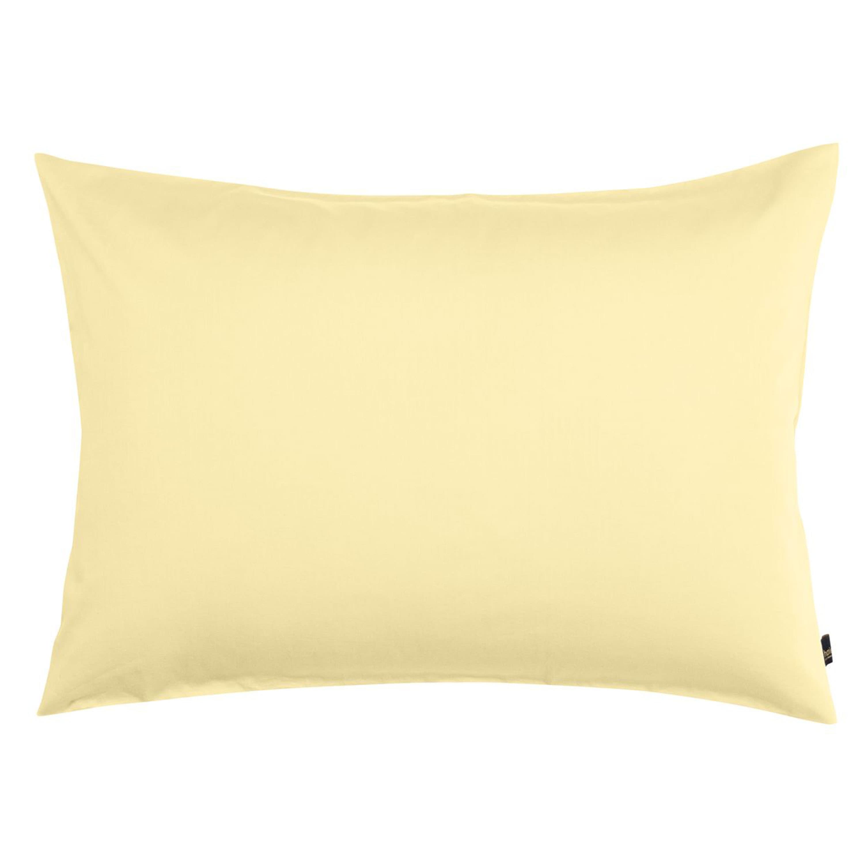 Harmoni Kissenbezug Satin Hellgelb 70x100