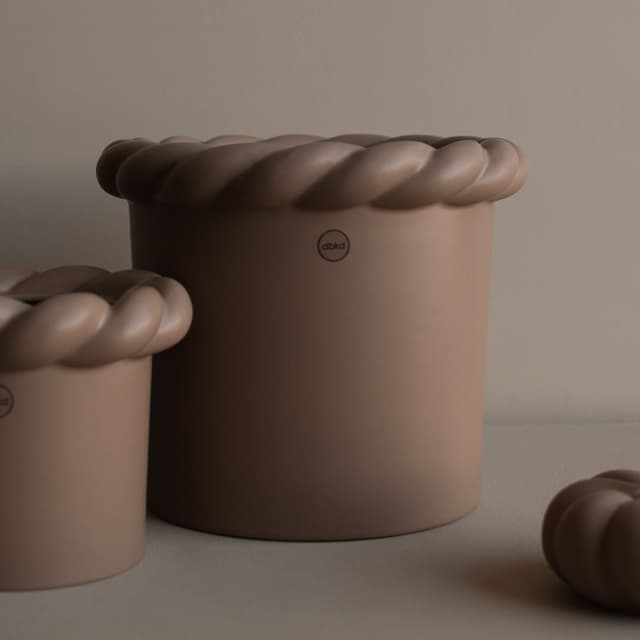 Twine Pot Nougat Large