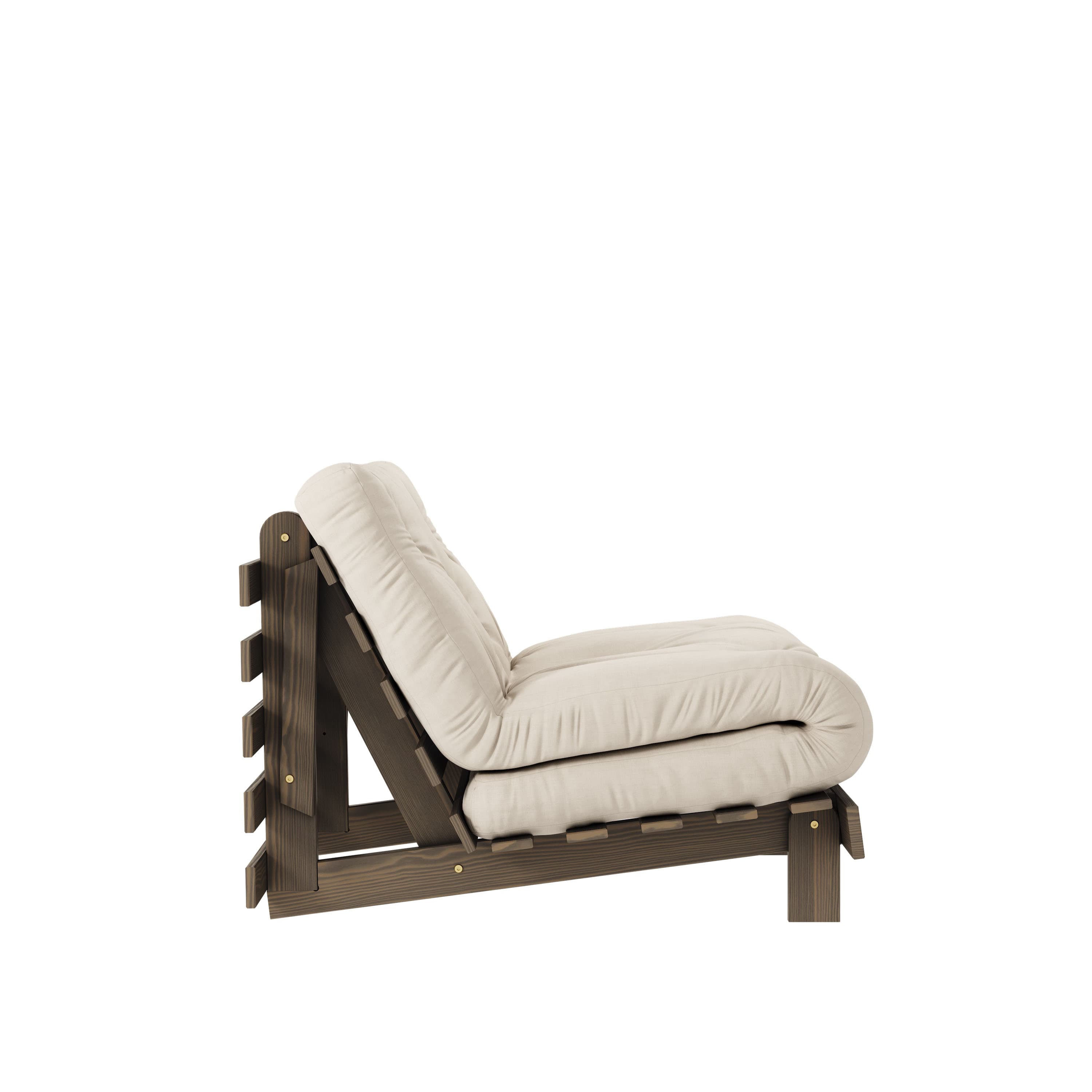 Roots Schlafsessel Braun/Beige 90cm