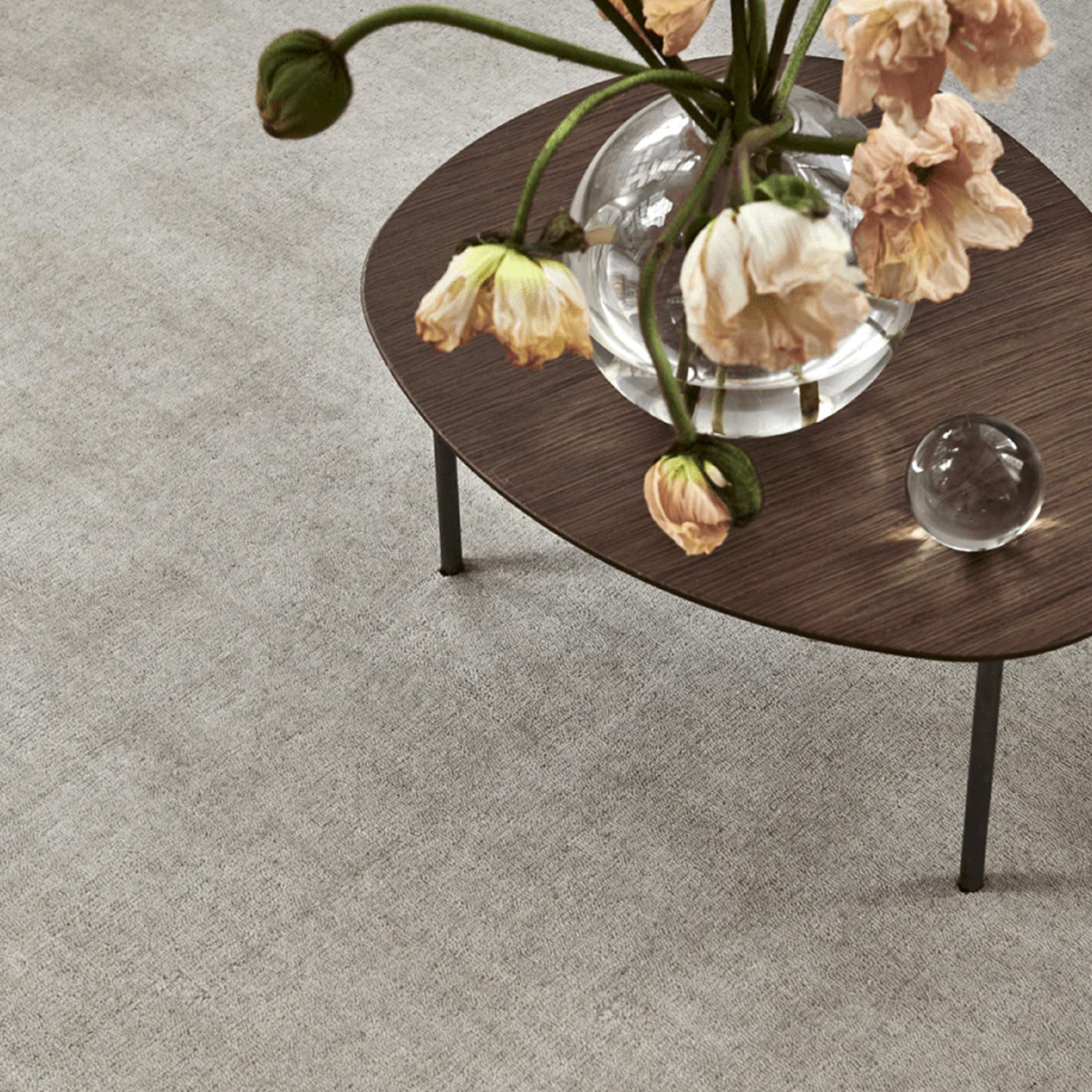 Solid Wollteppich Beige 200x300