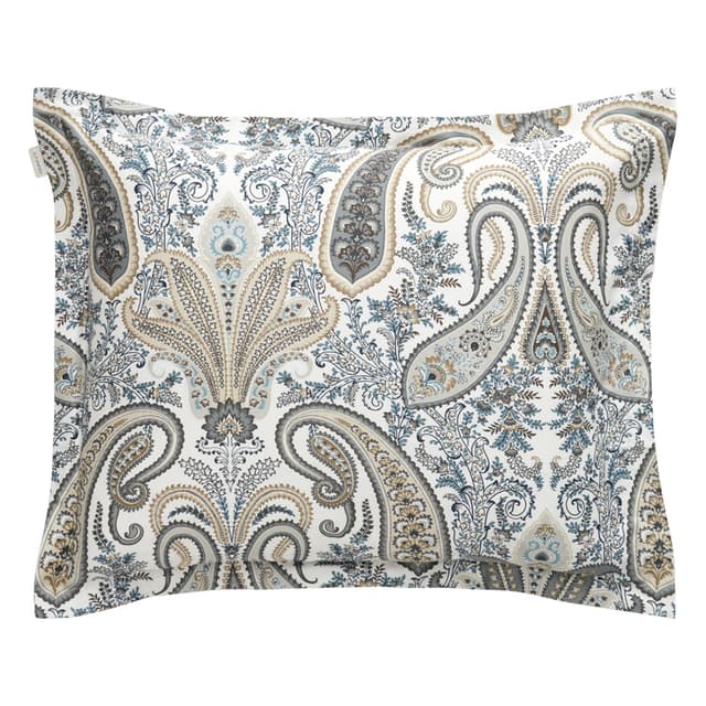 Key West Paisley Pillowcase Dark Putty 50x60