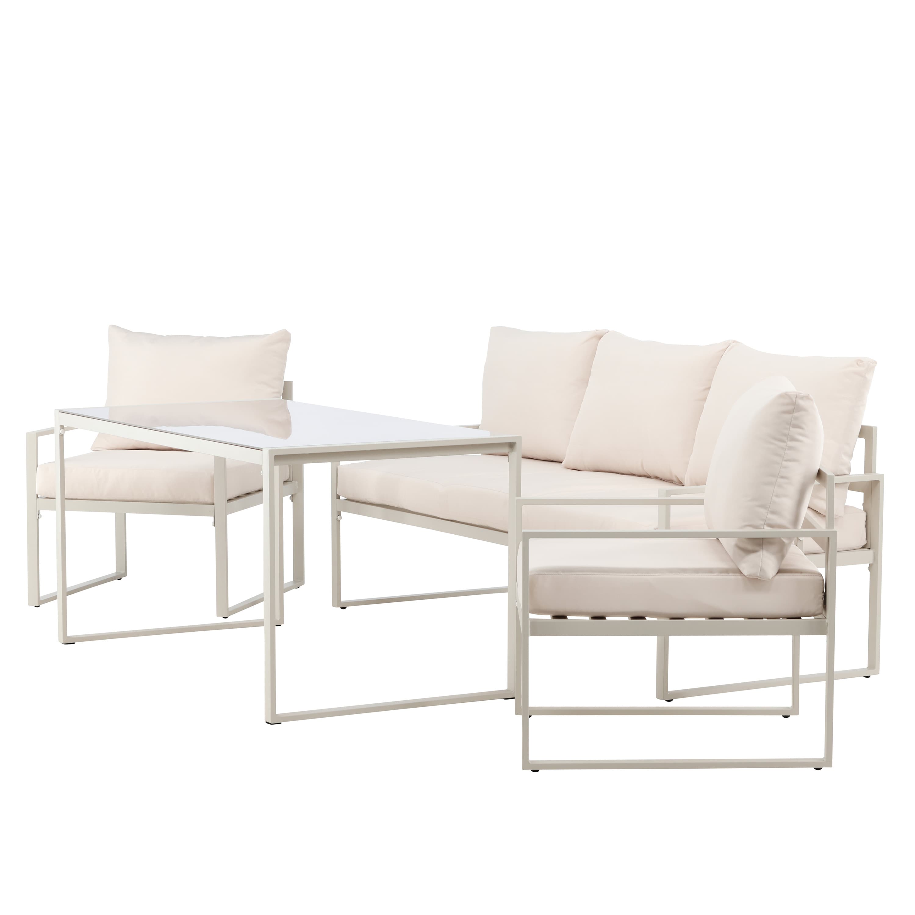 Catania Loungeset Beige/Beige