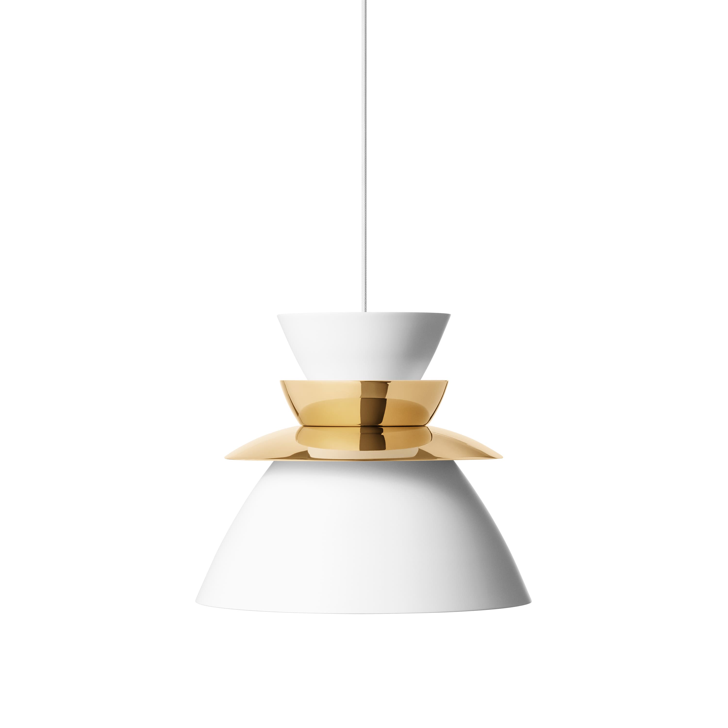 Sundowner Pendelleuchte Messing 40cm