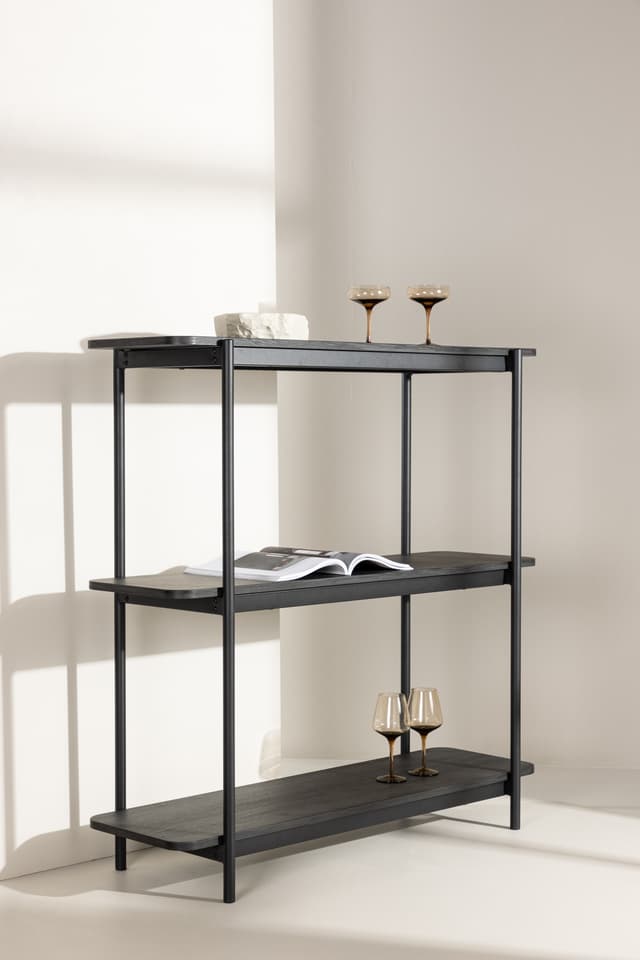 Heim Regal Schwarz 120x120