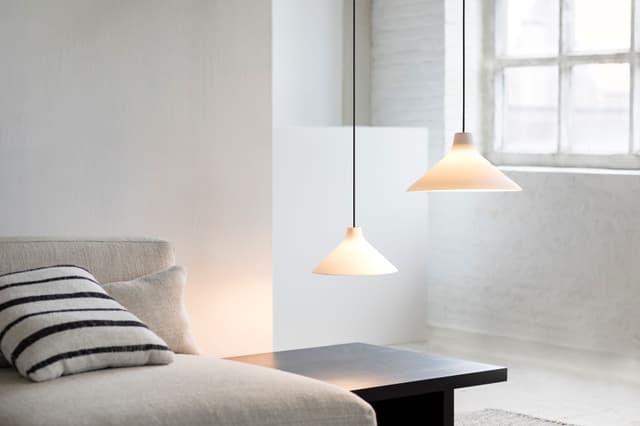 Seam Ceiling Lamp White Large