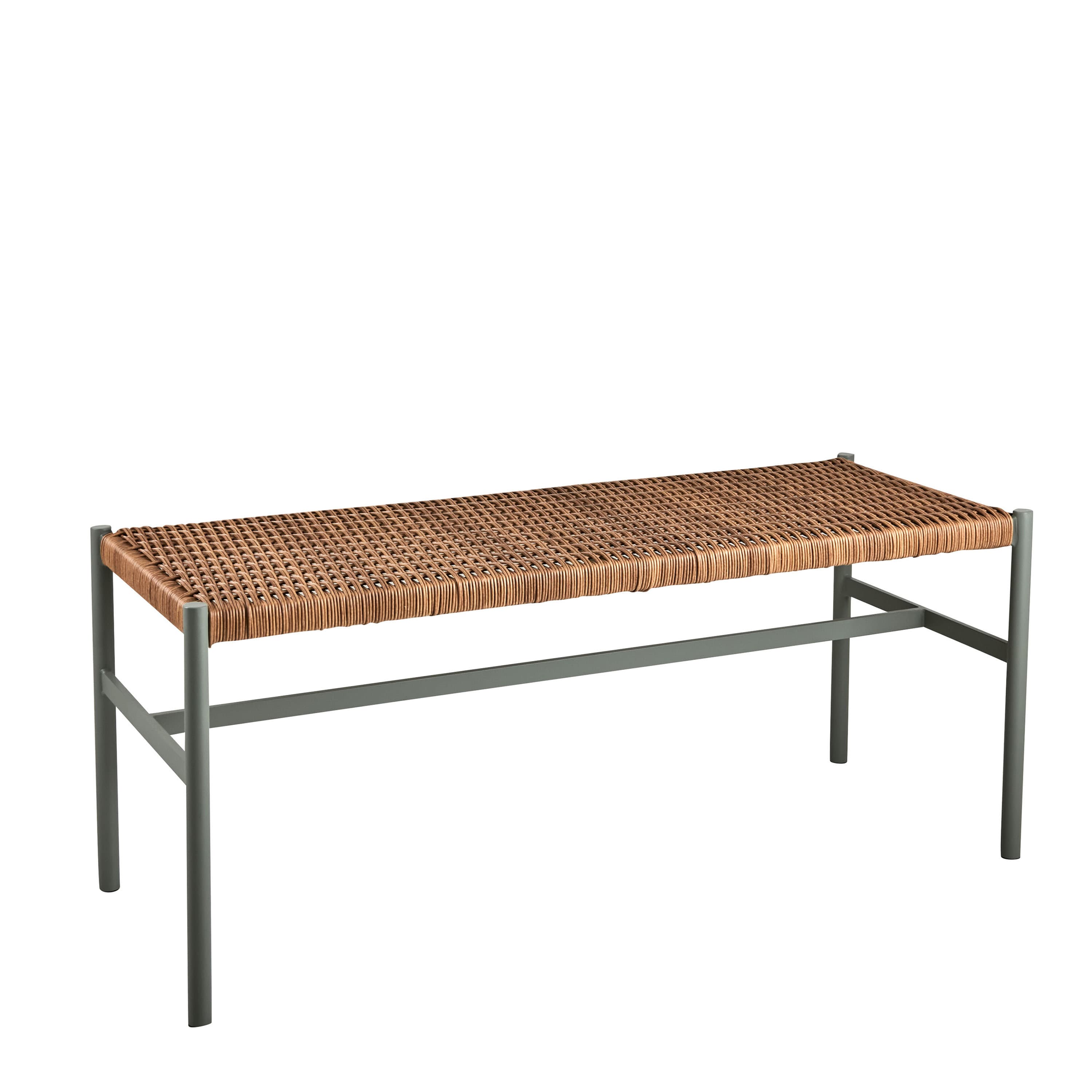 DK Bänk Dusty Green/Natur