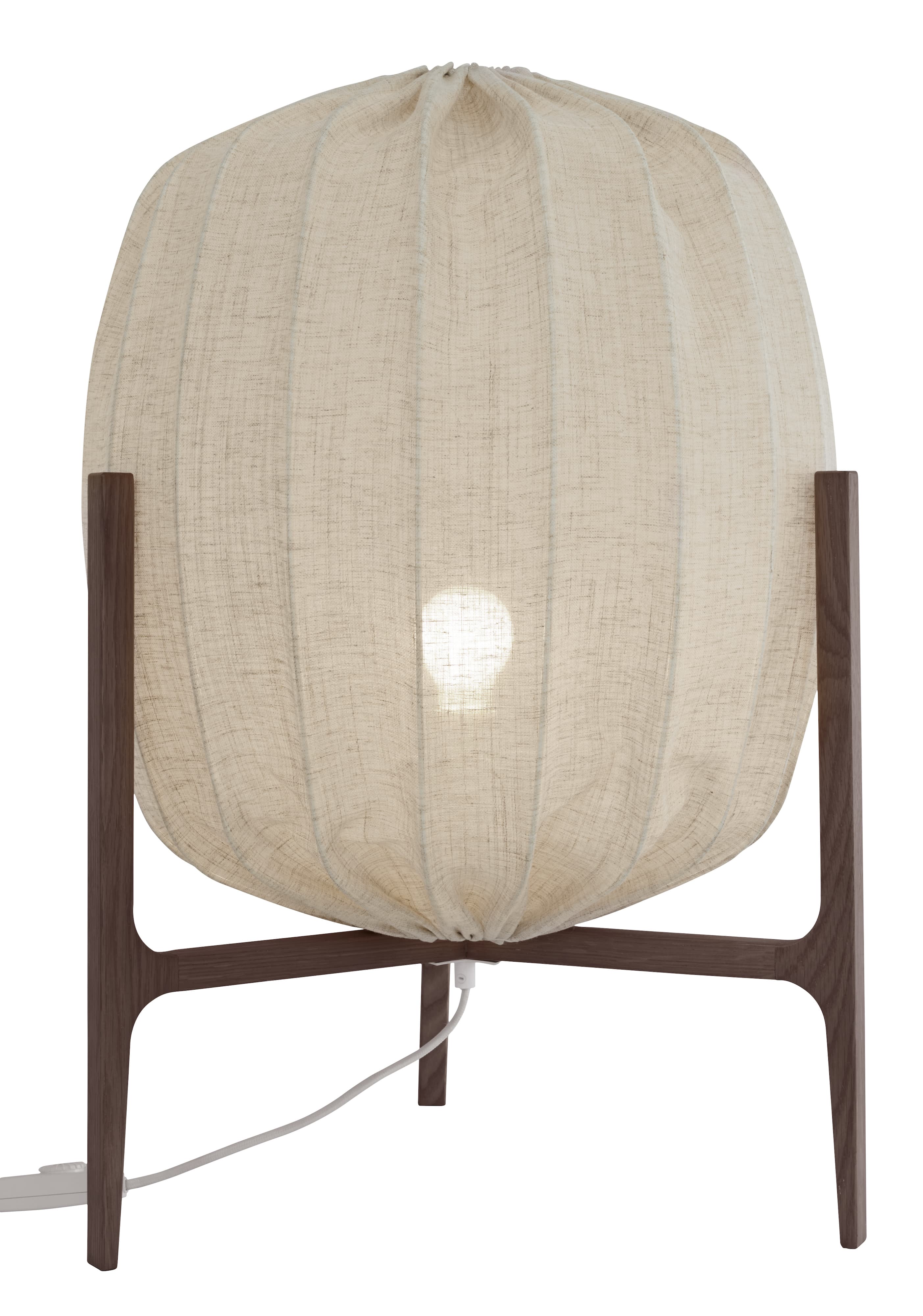 Prisma Floor Lamp Dark Ash/Natural 69cm