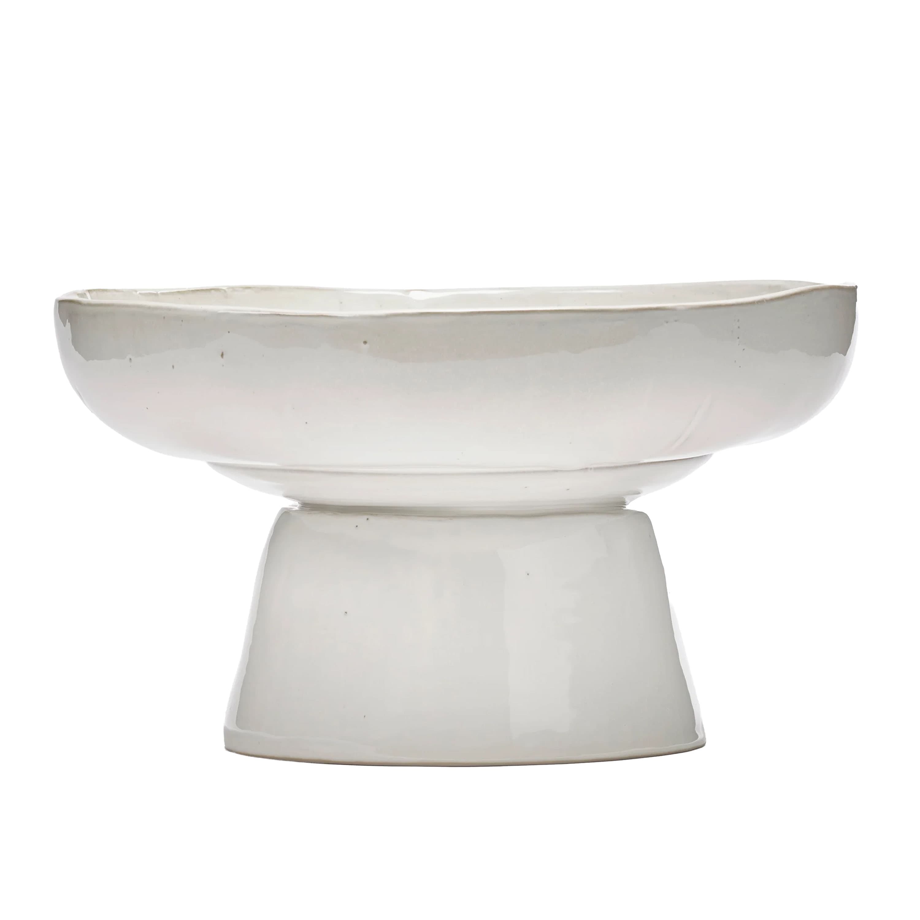 La Mère Serving Plate on Foot Venetian Red Ø31