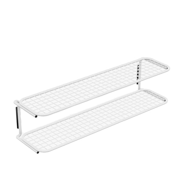 Classic Schuhablage Doppel Weiß 100cm