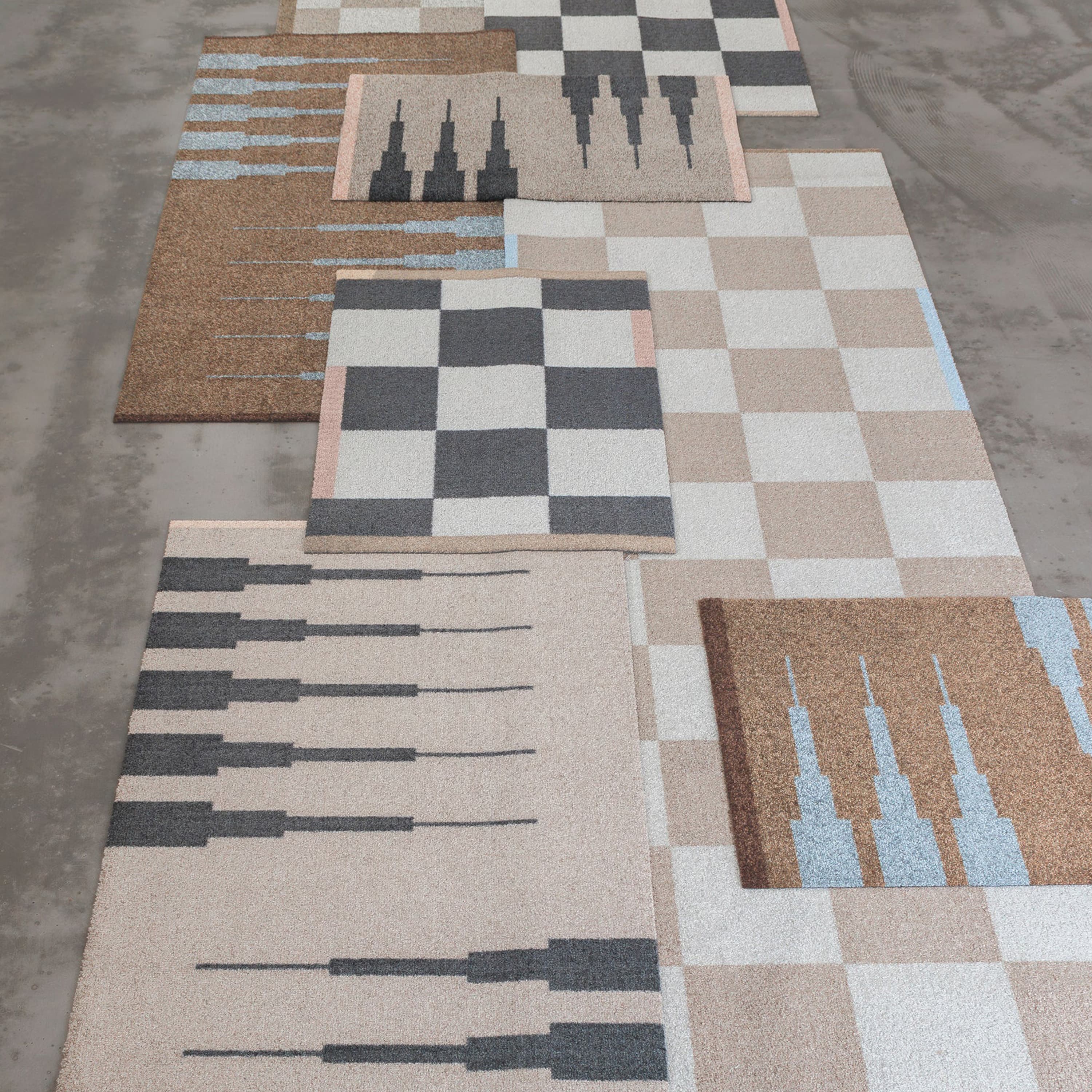 Square All-Round Gangteppich Camel 77x240