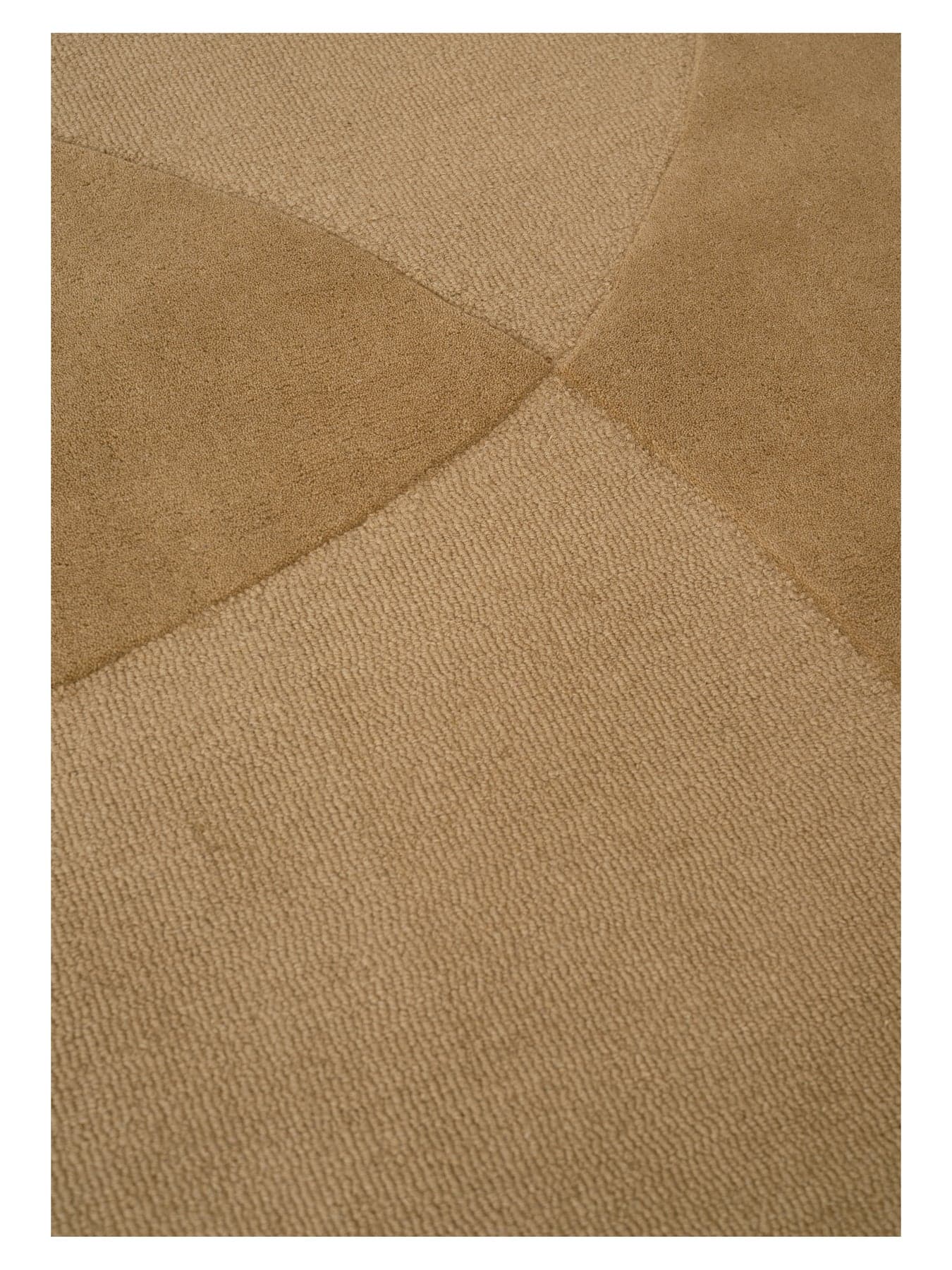 Split Plains Wollteppich Senf 170x240
