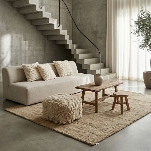 Dune Wollteppich Weizen 200x300