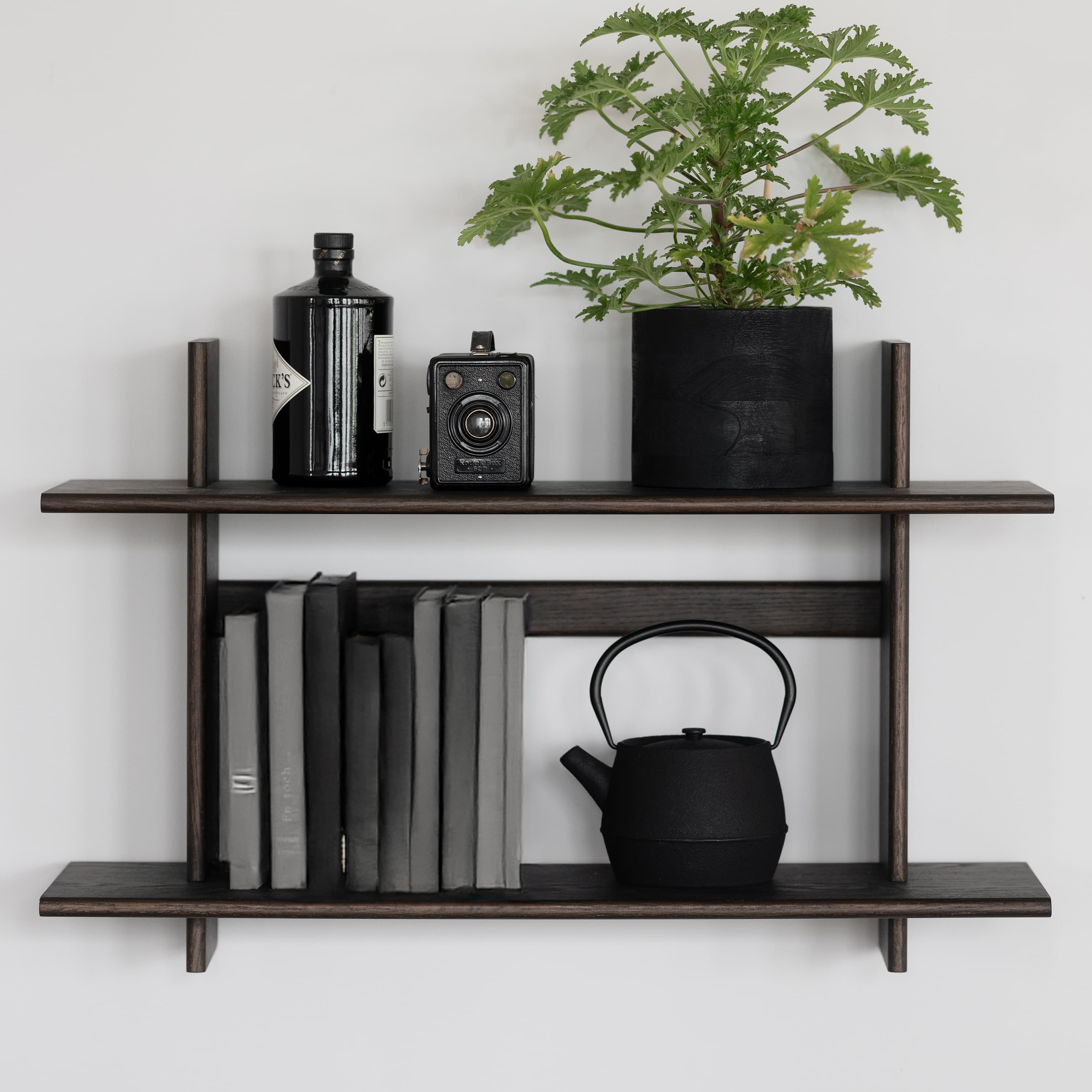 Westlock Vägghylla Brun Ek 75x48