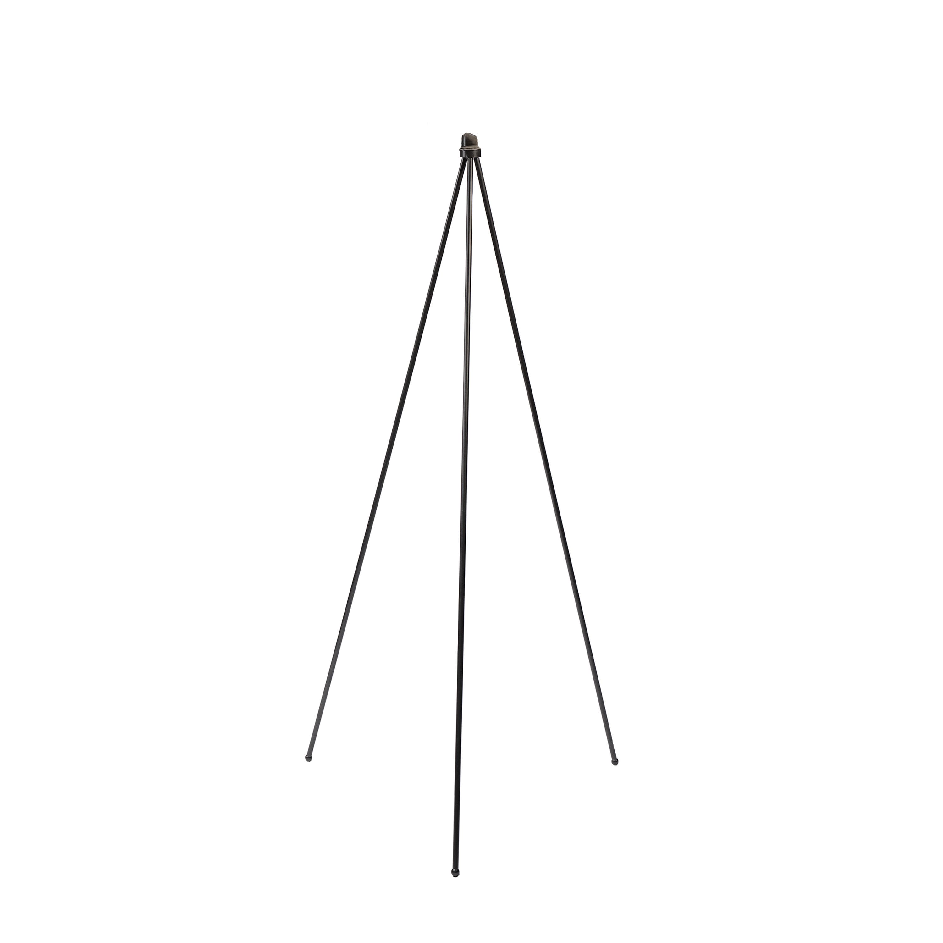Oslo Wood Floor Lamp Stand Black Matte
