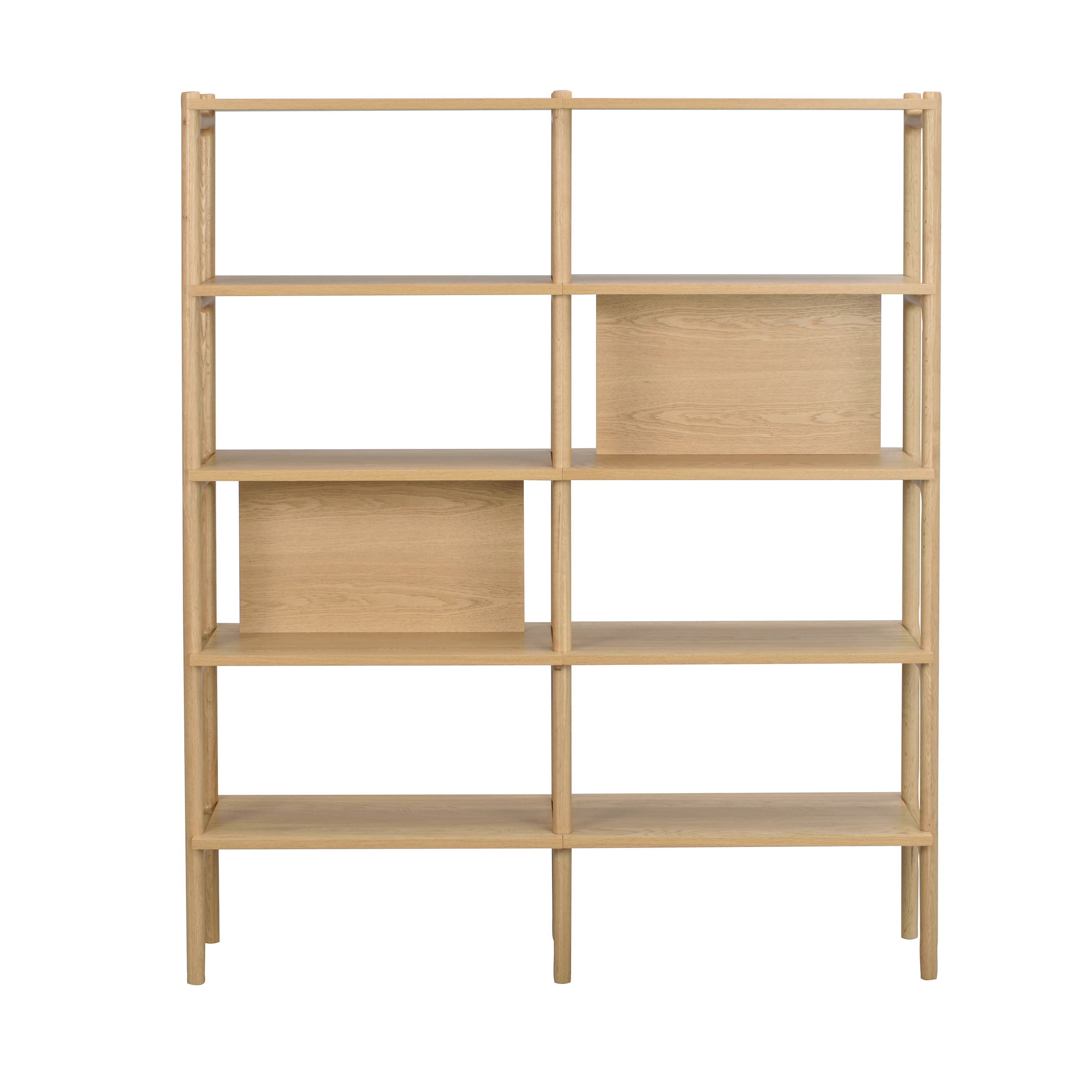 Holton Bookcase Oak 166cm