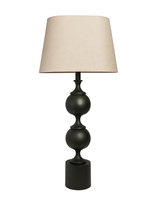 Basic Ovaler Lampenschirm Natur 38cm