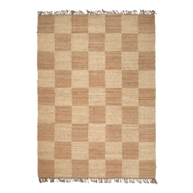 Squares Teppich Jute Natur 200x300