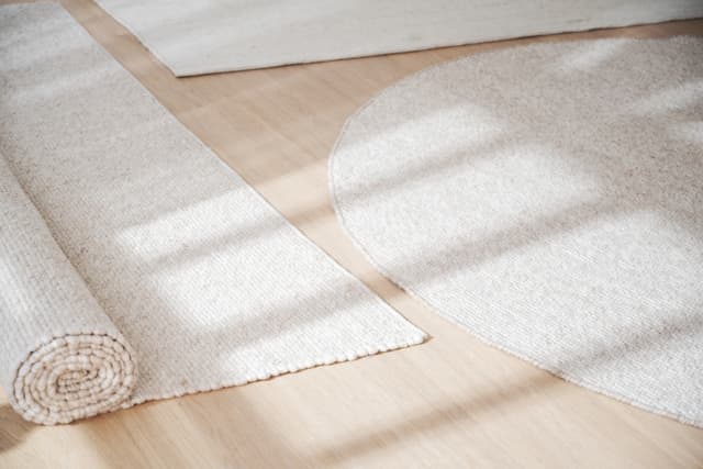 Auckland Wollteppich Rund Beige 250cm