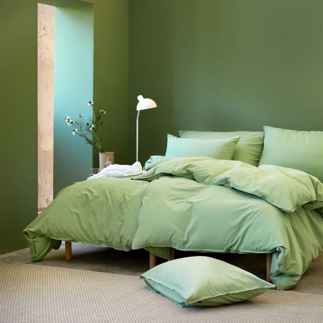 Frøya BIO Kissenbezug Frühlingsgrün 50x150