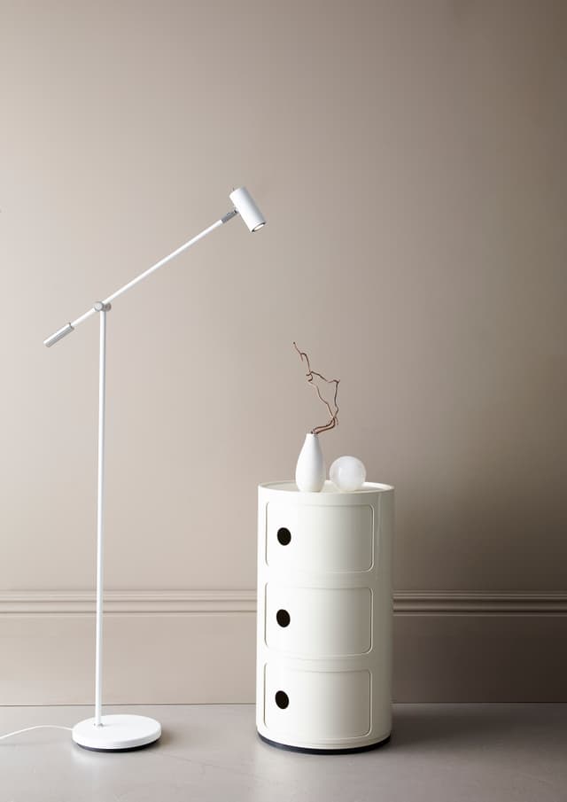 Cato LED Stehlampe Weiß