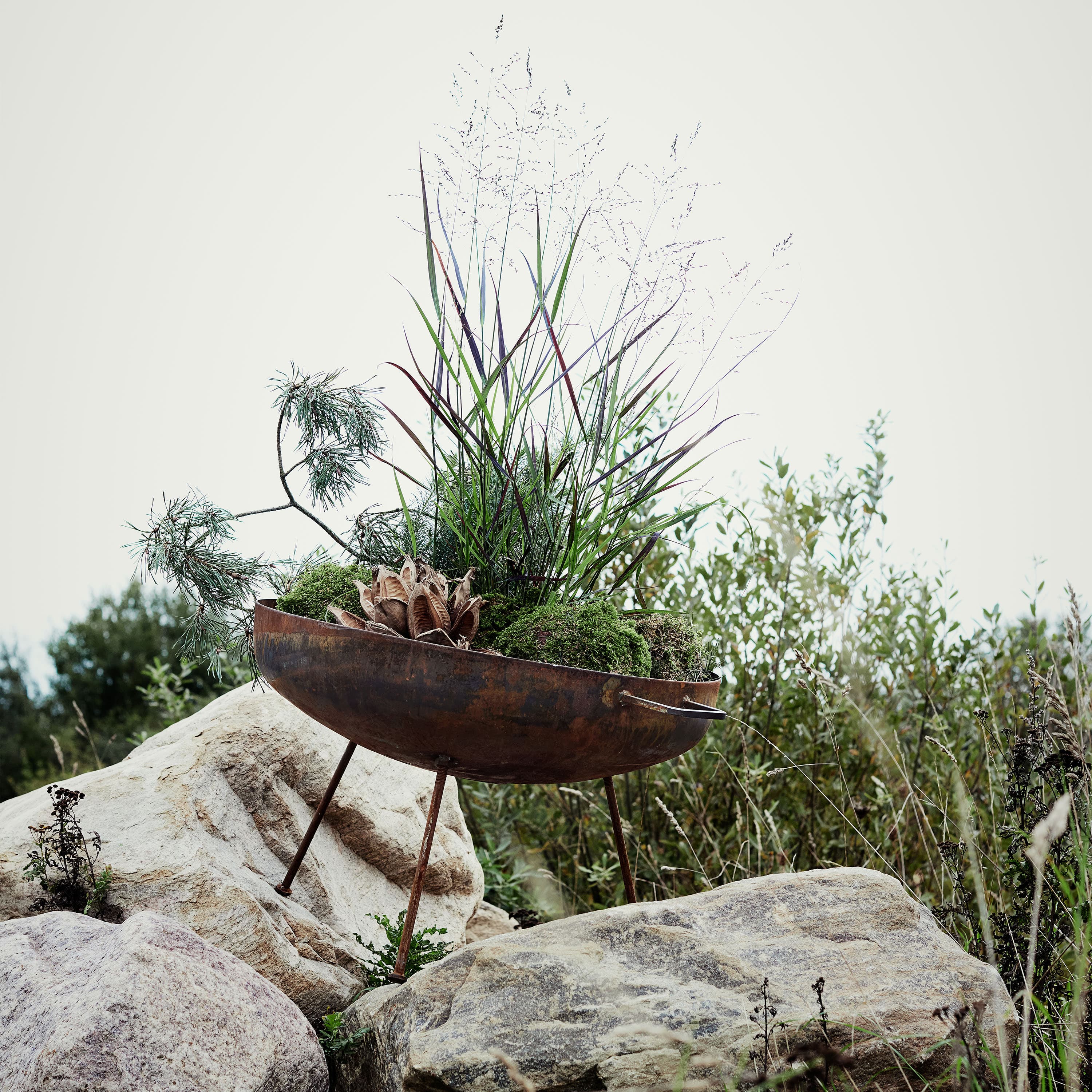 Sabi Eldstad Rusted Iron Ø64