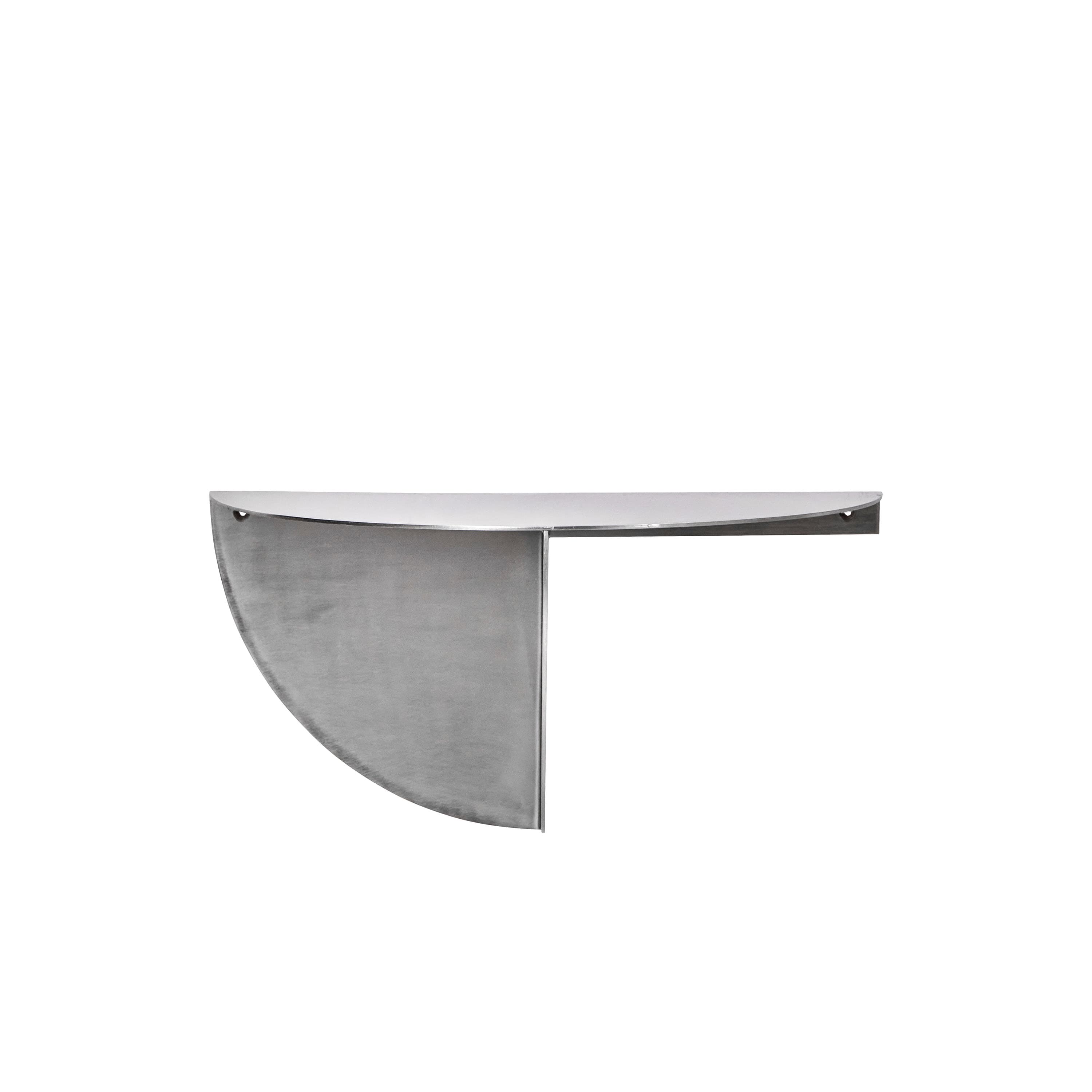 Mega Beistelltisch Gebürstetes Silber-Finish