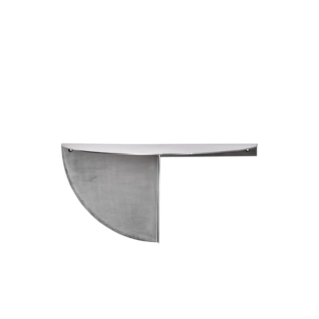 Mega Beistelltisch Gebürstetes Silber-Finish